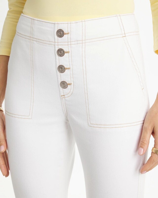 Pull-On 22 Capri Jeans - image 4